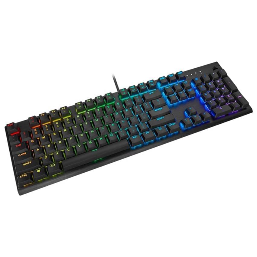 Teclado Mecanico Corsair K60 Rgb Pro Low Profile Negro Switch Cherry